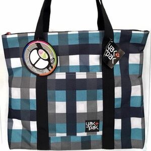 Yak Pak NWT Checkered Tote Bag